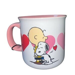Peanuts Valentines Day Mug with Charlie Brown & Snoopy